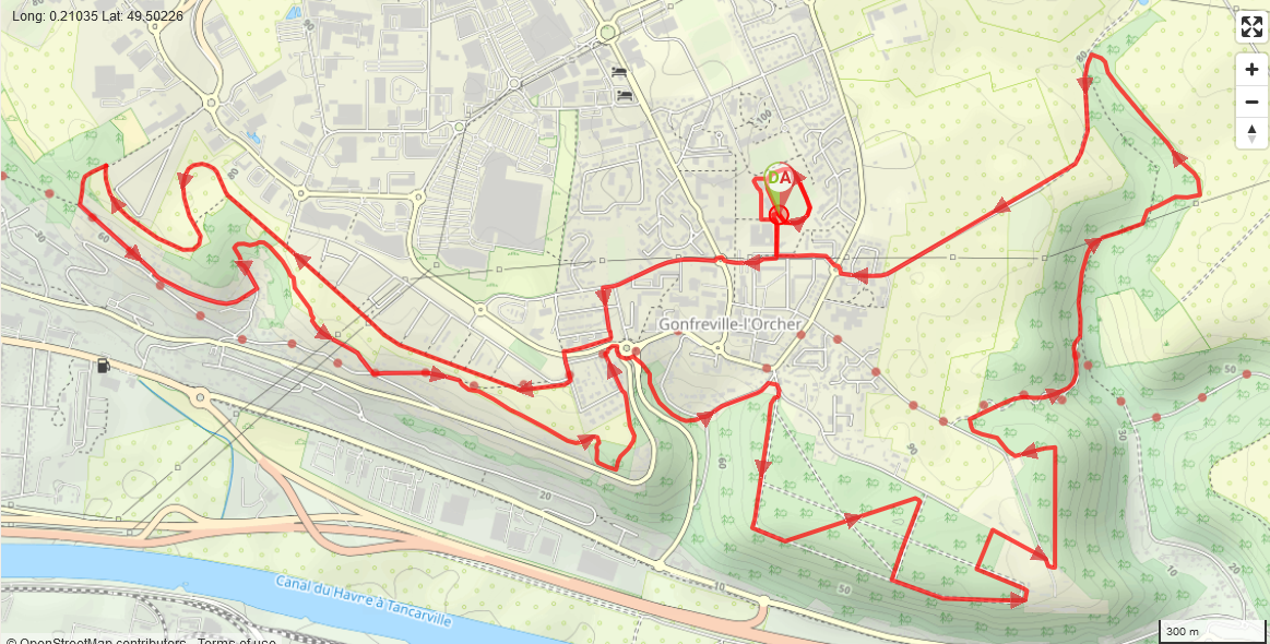Screenshot 2022 01 03 at 13 59 43 carte diagramme de la randonnee 12km t7 mares 2022 officiel